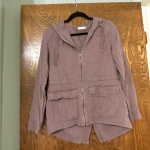 Maurices Mauve Utility Jacket